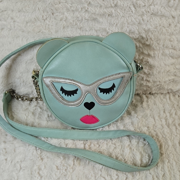Handbags - Luv Betsey Mint Green Bear  Crossbody Bag